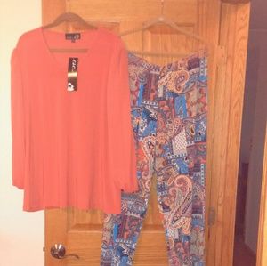 2 piece pants suit